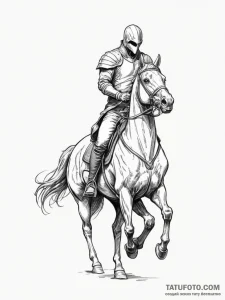 Headless horseman - эскиз тату (№1754611658_0, 08.08.2025 00:07) — Tatufoto.com