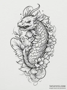 A monstera leaf, concept art for tattoo, blac... - эскиз тату (№1754616888_0, 08.08.2025 01:34) — Tatufoto.com