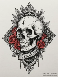 A close-up of a vintage radio dial., tattoo f... - эскиз тату (№1754622323_0, 08.08.2025 03:05) — Tatufoto.com