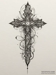 Tattoo design a small, abstract symbol on the... - эскиз тату (№1754625968_0, 08.08.2025 04:06) — Tatufoto.com