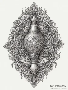 Tattoo sketch a glowing "achievement unlocked... - эскиз тату (№1754626771_0, 08.08.2025 04:19) — Tatufoto.com