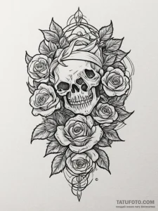 Themis, tattoo flash sheet design, chicano ta... - эскиз тату (№1754630902_0, 08.08.2025 05:28) — Tatufoto.com