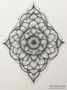 Flower of life pattern (is there, but can be... - эскиз тату (№1754649565_0, 08.08.2025 10:39) — Tatufoto.com