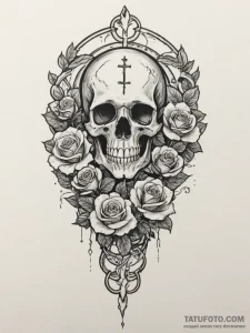 Tattoo design a zodiac symbol with a keyhole... - эскиз тату (№1754651152_0, 08.08.2025 11:05) — Tatufoto.com