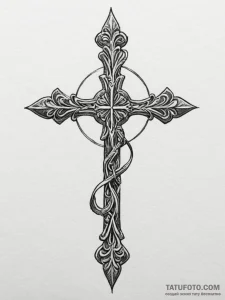 Tattoo design a textured, weathered stone eff... - эскиз тату (№1754655120_0, 08.08.2025 12:12) — Tatufoto.com