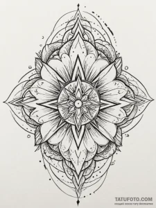 Tattoo sketch an abstract representation of a... - эскиз тату (№1754655516_0, 08.08.2025 12:18) — Tatufoto.com