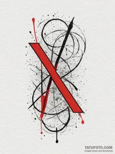 Tattoo design a custom roman numeral date rep... - эскиз тату (№1754660921_0, 08.08.2025 13:48) — Tatufoto.com