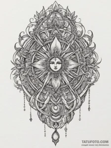 Tattoo design a small, personal talisman or a... - эскиз тату (№1754662728_0, 08.08.2025 14:18) — Tatufoto.com
