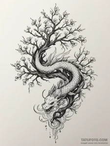 The white tree of gondor, tattoo flash sheet... - эскиз тату (№1754670368_0, 08.08.2025 16:26) — Tatufoto.com