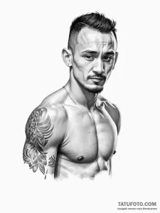 Max holloway - эскиз тату (№1754679162_0, 08.08.2025 18:52) — Tatufoto.com