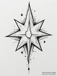 Tattoo sketch a minimalist constellation of a... - эскиз тату (№1754682148_0, 08.08.2025 19:42) — Tatufoto.com