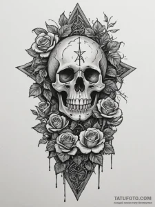 Tattoo sketch: a realistic depiction of the k... - эскиз тату (№1754687791_0, 08.08.2025 21:16) — Tatufoto.com