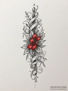 Tattoo design a delicate rendering of a perso... - эскиз тату (№1754689207_0, 08.08.2025 21:40) — Tatufoto.com