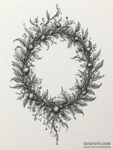 Tattoo design a cluster of thorny vines wrapp... - эскиз тату (№1754691407_0, 08.08.2025 22:16) — Tatufoto.com