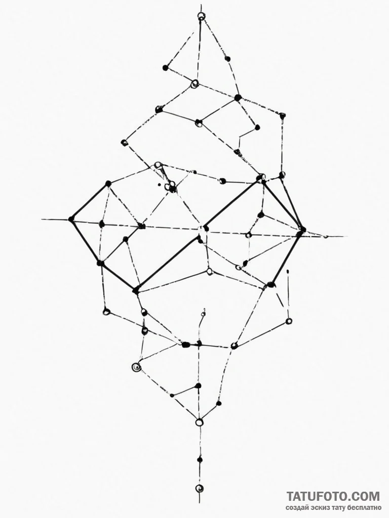 Constellation - эскиз тату (№1754734157_0, 09.08.2025 10:09) — Tatufoto.com