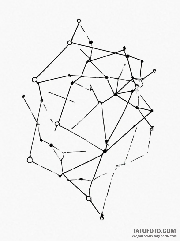 Constellation - эскиз тату (№1754735980_0, 09.08.2025 10:39) — Tatufoto.com