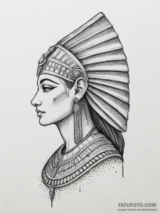 Tattoo design an ancient egyptian warrior's p... - эскиз тату (№1754745301_0, 09.08.2025 13:15) — Tatufoto.com