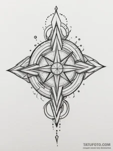 Tattoo sketch: the svarozhich symbol (often a... - эскиз тату (№1754745711_0, 09.08.2025 13:21) — Tatufoto.com