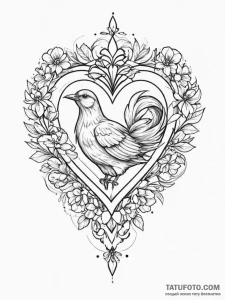 Tattoo design: a stylized geometric pattern o... - эскиз тату (№1754746103_0, 09.08.2025 13:28) — Tatufoto.com