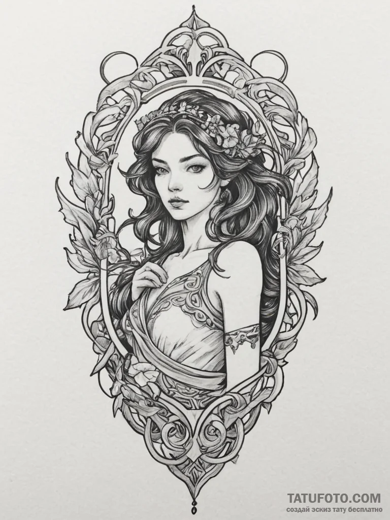 Tattoo sketch a "boss fight" health bar spann... - эскиз тату (№1754746297_0, 09.08.2025 13:31) — Tatufoto.com