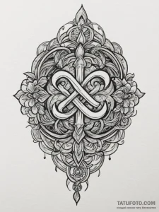 Strength (symbol), tattoo flash sheet design,... - эскиз тату (№1754753900_0, 09.08.2025 15:38) — Tatufoto.com