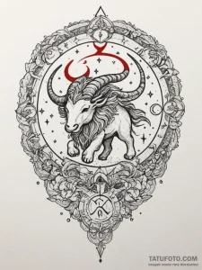 Tattoo design a single word representing the... - эскиз тату (№1754754297_0, 09.08.2025 15:44) — Tatufoto.com