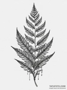 A watercolor tattoo sketch of the mythical fe... - эскиз тату (№1754754693_0, 09.08.2025 15:51) — Tatufoto.com