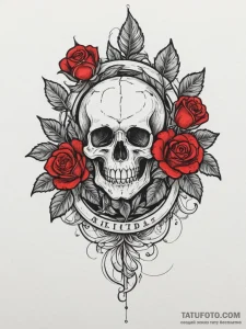 Tattoo design a single, delicate leaf with a... - эскиз тату (№1754757477_0, 09.08.2025 16:37) — Tatufoto.com