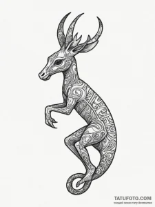 Kokopelli, artistic tattoo sketch, realistic... - эскиз тату (№1754758486_0, 09.08.2025 16:54) — Tatufoto.com