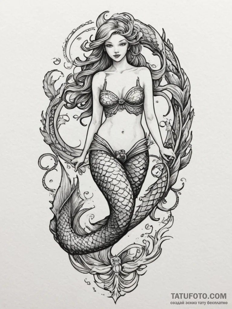 Tattoo design a delicate scale pattern (e.g.,... - эскиз тату (№1754760093_0, 09.08.2025 17:21) — Tatufoto.com
