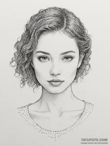Portraits & people, tattoo drawing outline, d... - эскиз тату (№1754763103_0, 09.08.2025 18:11) — Tatufoto.com