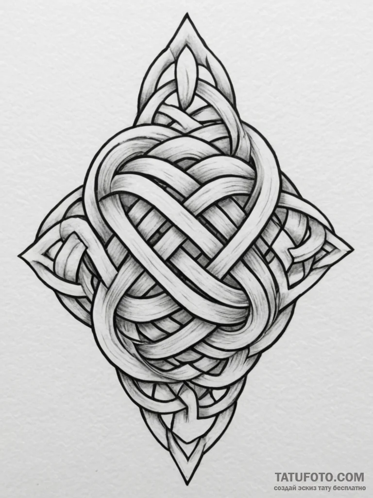 Tattoo design a classic 'moorish' or 'celtic'... - эскиз тату (№1754773139_0, 09.08.2025 20:58) — Tatufoto.com