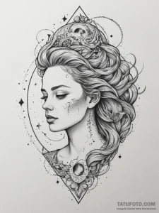 Tattoo design a delicate blend of colors that... - эскиз тату (№1754774541_0, 09.08.2025 21:22) — Tatufoto.com