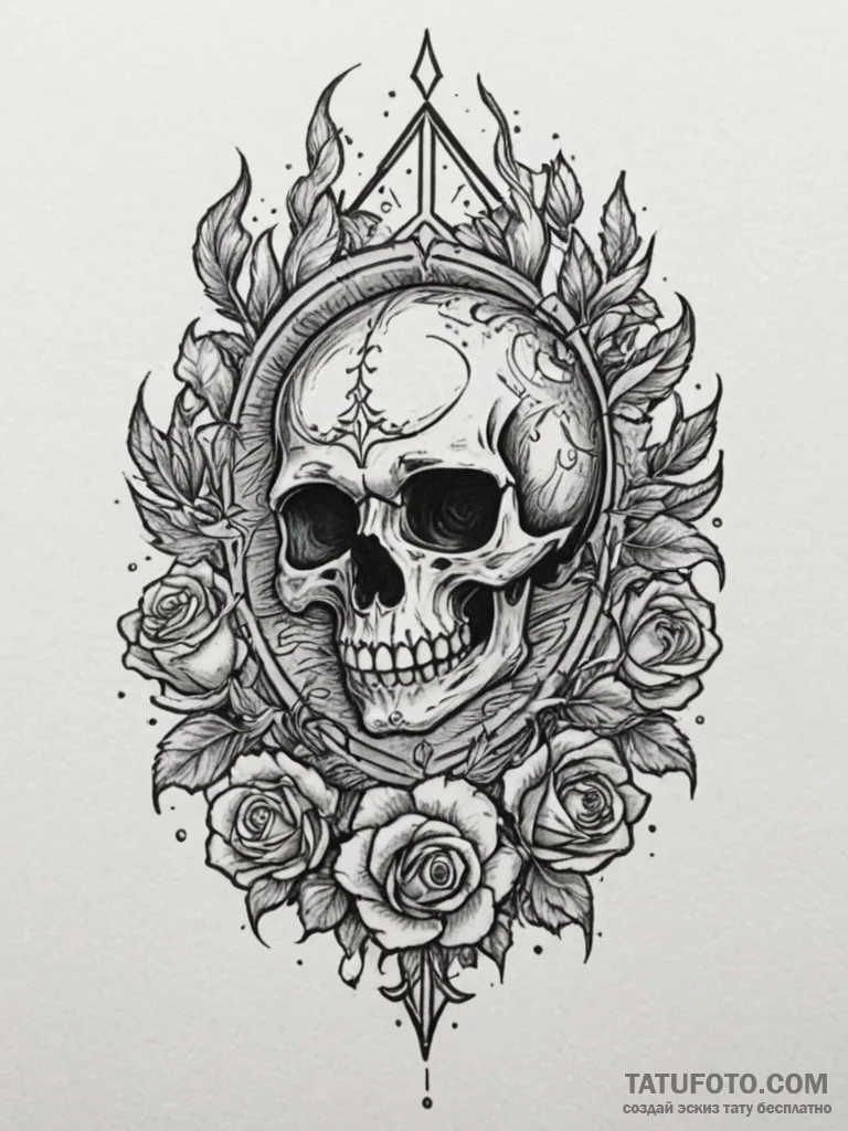 Tattoo design a blackwork representation of t... - эскиз тату (№1754775146_0, 09.08.2025 21:32) — Tatufoto.com