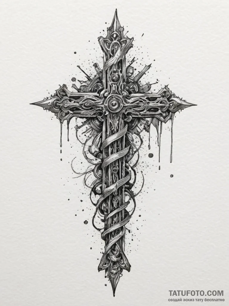 Mechanical spine (sandevistan style), concept... - эскиз тату (№1754781385_0, 09.08.2025 23:16) — Tatufoto.com