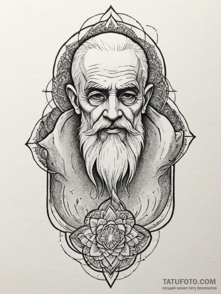 Tattoo design: watercolor style, showing vele... - эскиз тату (№1754783960_0, 09.08.2025 23:59) — Tatufoto.com