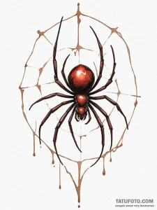 Black widow (spider), tattoo flash sheet desi... - эскиз тату (№1754785139_0, 10.08.2025 00:18) — Tatufoto.com