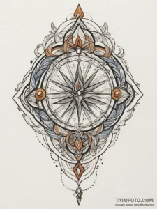 абстракция, геометрия и символы, tattoo sketc... - эскиз тату (№1754788499_0, 10.08.2025 01:14) — Tatufoto.com