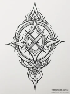 Tattoo design a "mastery" symbol for a specif... - эскиз тату (№1754792308_0, 10.08.2025 02:18) — Tatufoto.com