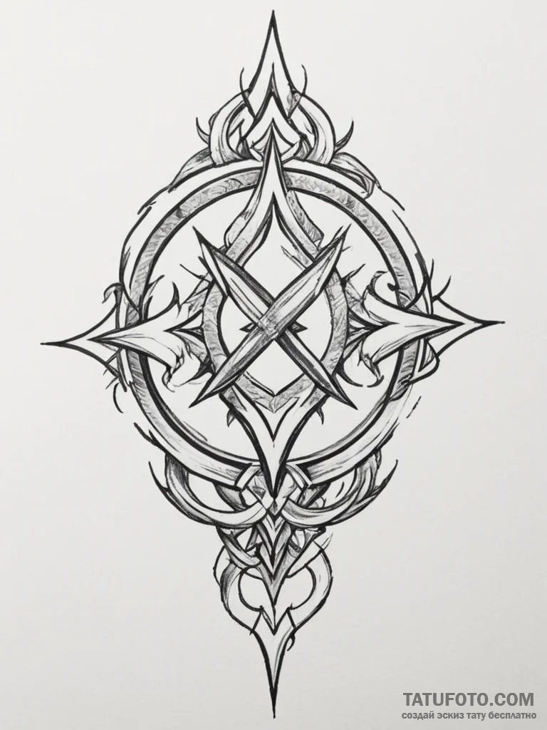 Tattoo design a "mastery" symbol for a specif... - эскиз тату (№1754792308_0, 10.08.2025 02:18) — Tatufoto.com