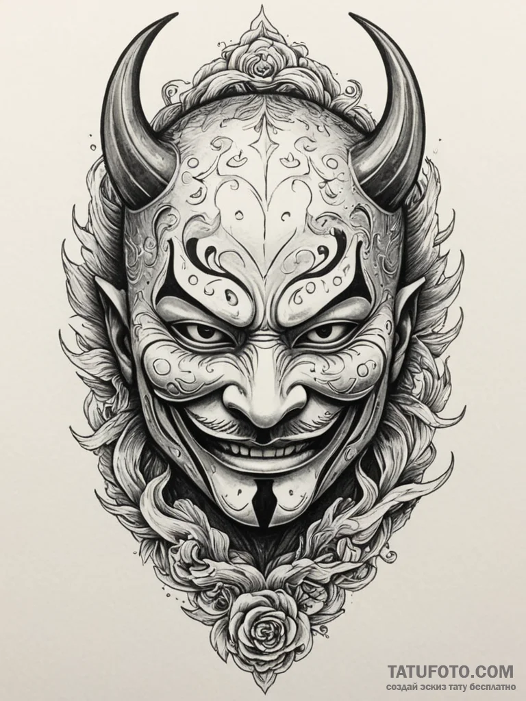 V's mask from v for vendetta, concept art for... - эскиз тату (№1754793714_0, 10.08.2025 02:41) — Tatufoto.com