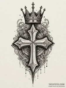 Tattoo design a stylized "player" symbol with... - эскиз тату (№1754803622_0, 10.08.2025 05:27) — Tatufoto.com