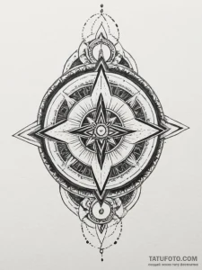 Tattoo sketch: the svarozhich symbol (often a... - эскиз тату (№1754833107_0, 10.08.2025 13:38) — Tatufoto.com