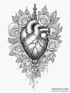 A hot air balloon made from a stitched-togeth... - эскиз тату (№1754839063_0, 10.08.2025 15:17) — Tatufoto.com