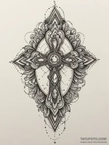 Tattoo design a delicate jewelry box, slightl... - эскиз тату (№1754842085_0, 10.08.2025 16:08) — Tatufoto.com