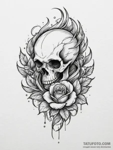 Tattoo design 'respawn' with a subtle phoenix... - эскиз тату (№1754844465_0, 10.08.2025 16:47) — Tatufoto.com