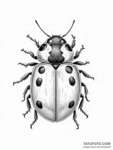 Ladybug - эскиз тату (№1754844663_0, 10.08.2025 16:51) — Tatufoto.com