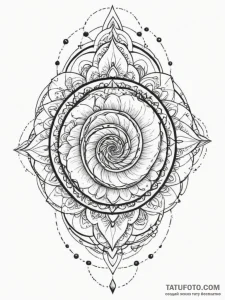 Snail, tattoo sketch design, black and red in... - эскиз тату (№1754849890_0, 10.08.2025 18:18) — Tatufoto.com