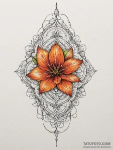 Tattoo design: a geometric svarozhich, with s... - эскиз тату (№1754850283_0, 10.08.2025 18:24) — Tatufoto.com