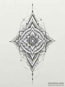 Tattoo design an abstract representation of a... - эскиз тату (№1754851268_0, 10.08.2025 18:41) — Tatufoto.com